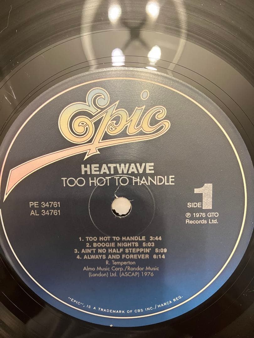 ソウル　ファンクの傑作！heatwave　５枚セット　まとめ売り