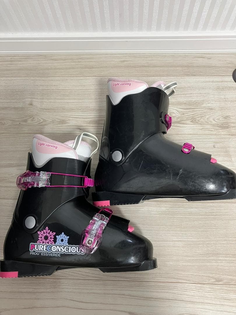 コ*ウ様 札幌近郊引取り歓迎♪ ジュニアスキー5点セット 138cm 高学年 中