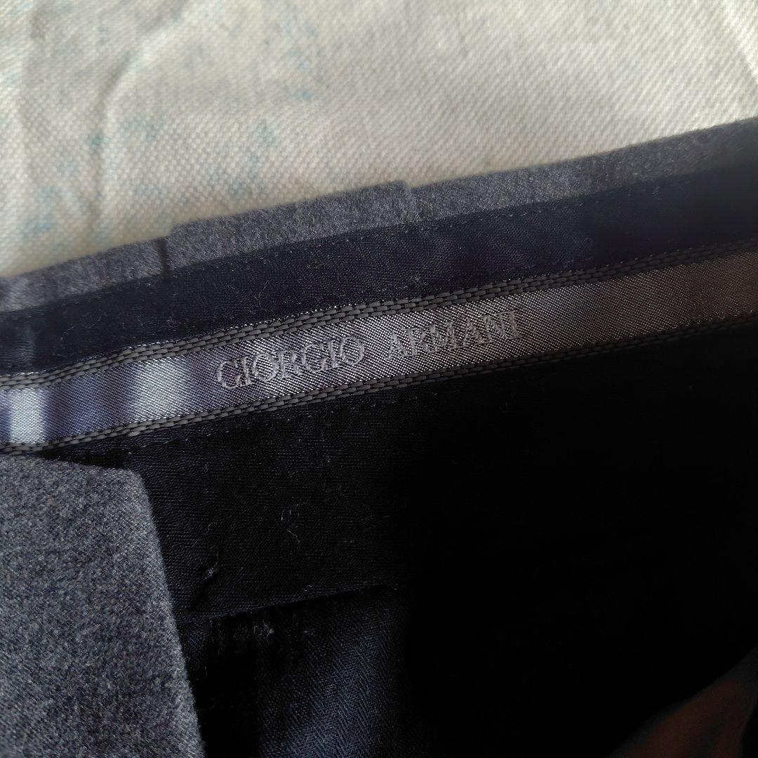 値下げ 12日迄☆GIORGIO ARMANI ワイドスラックス グレー 50