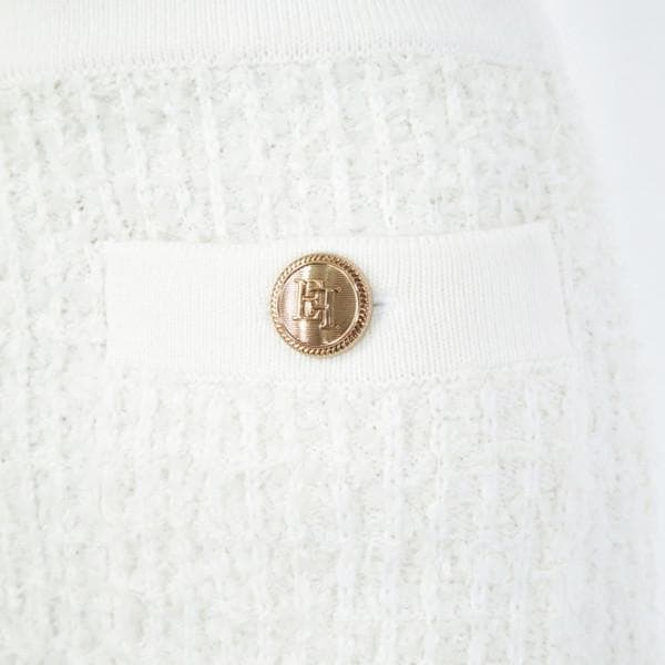 新品 エリザベッタフランキ ニットスカート 40 ESK712 Sサイズ タイト