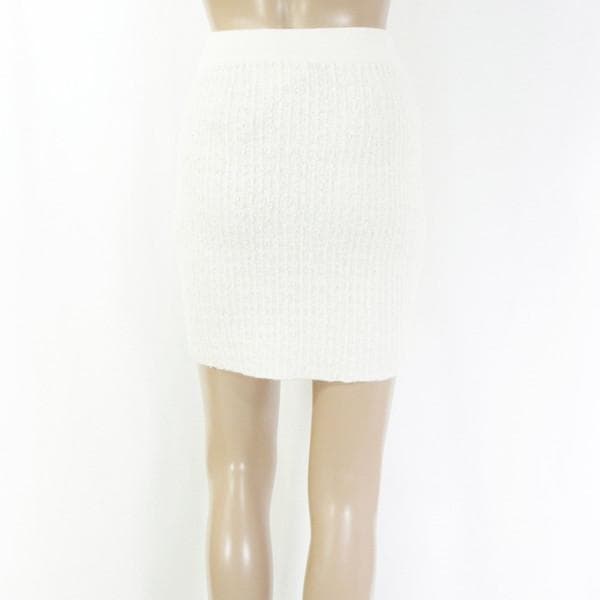 新品 エリザベッタフランキ ニットスカート 40 ESK712 Sサイズ タイト