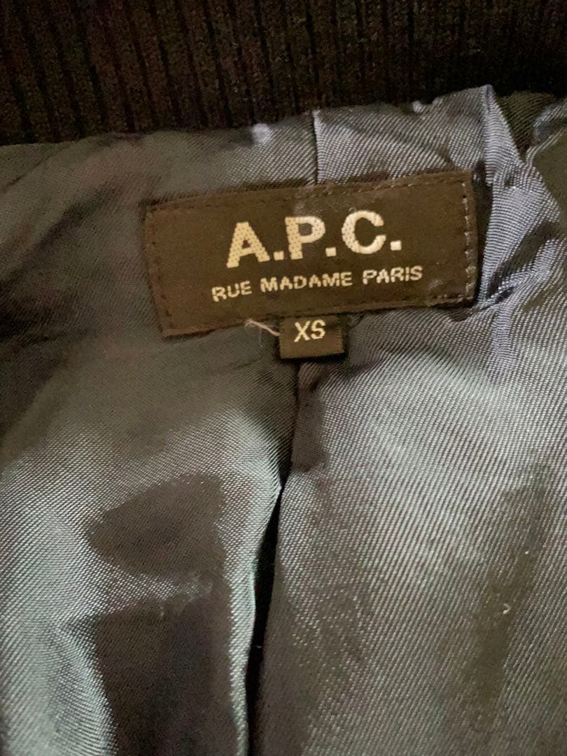 A.P.C. スタジャン ネイビーXS