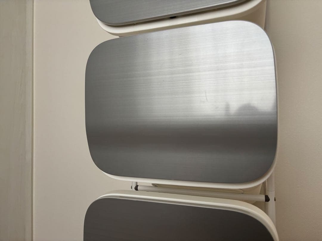 リス 分別 ゴミ箱 スタンドダストボックス5段 メタル 95L (19L×5)