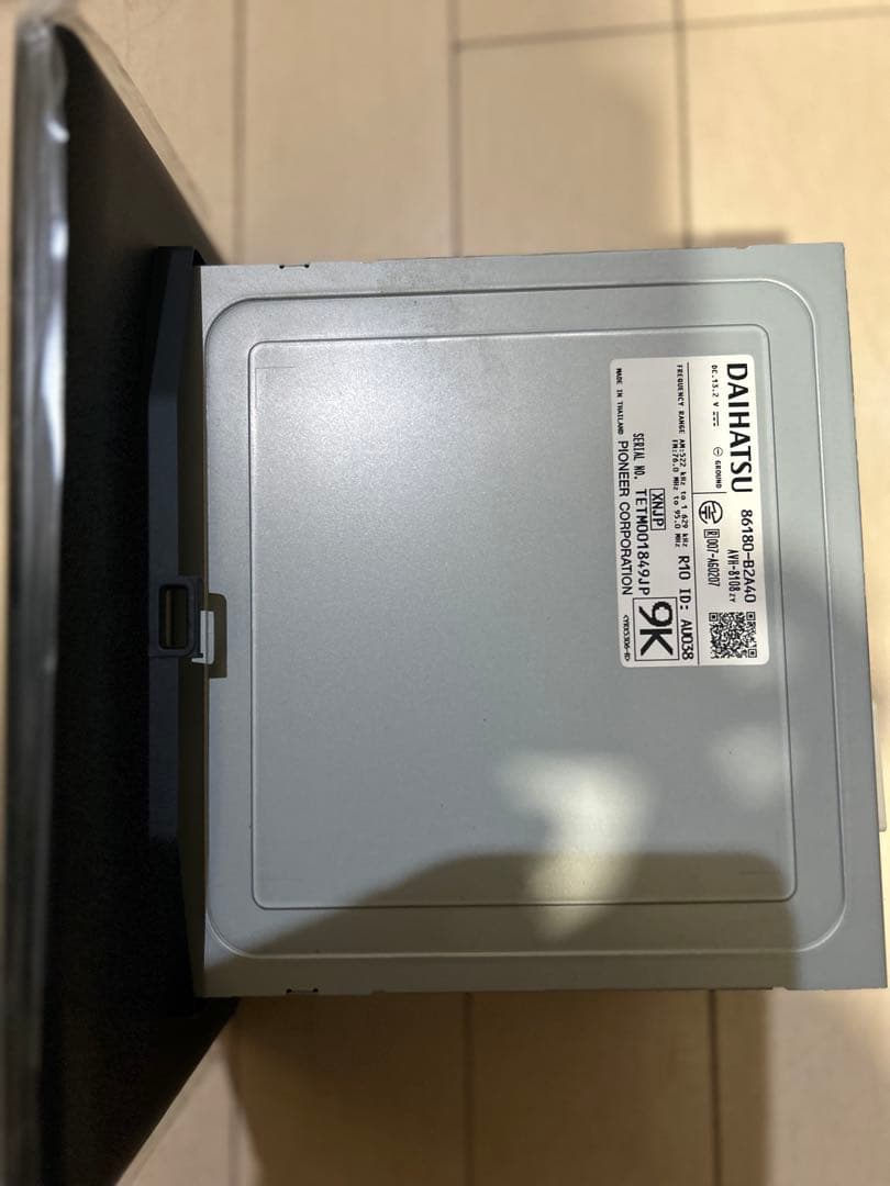 DAIHATSU 純正ディスプレイオーディオ9インチ｛パイオニア製)