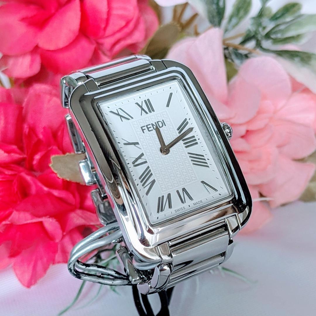 美品 FENDIフェンディ レディース腕時計70000Gボリューミー イタリア