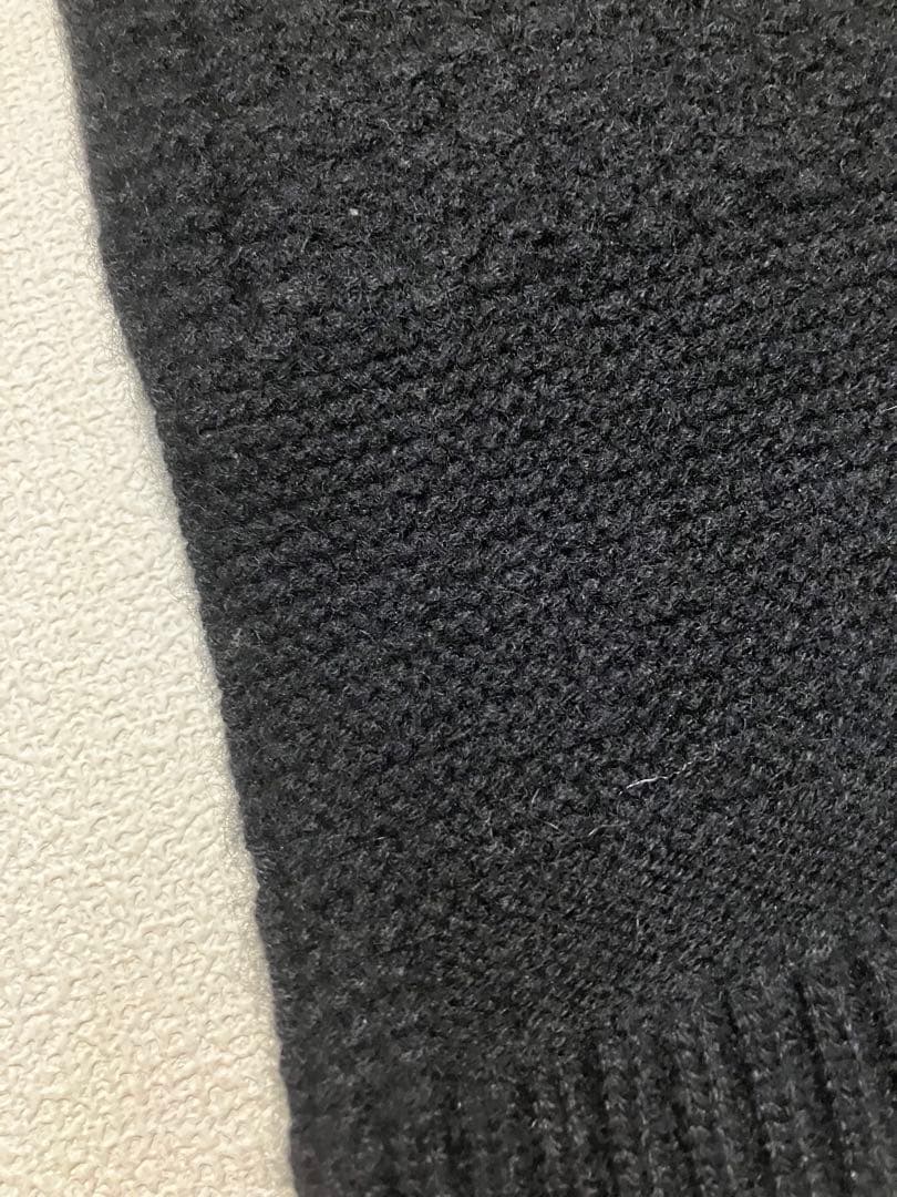 極美品　RRL Ralph Lauren カシミヤマフラー 黒