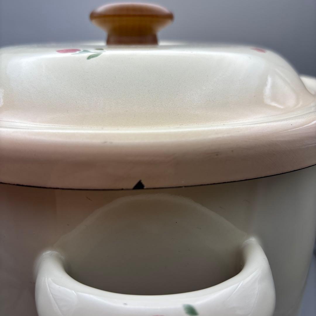 マニーローズ　琺瑯ストッカー　ライス　イマン　薔薇　ローズ　収納缶