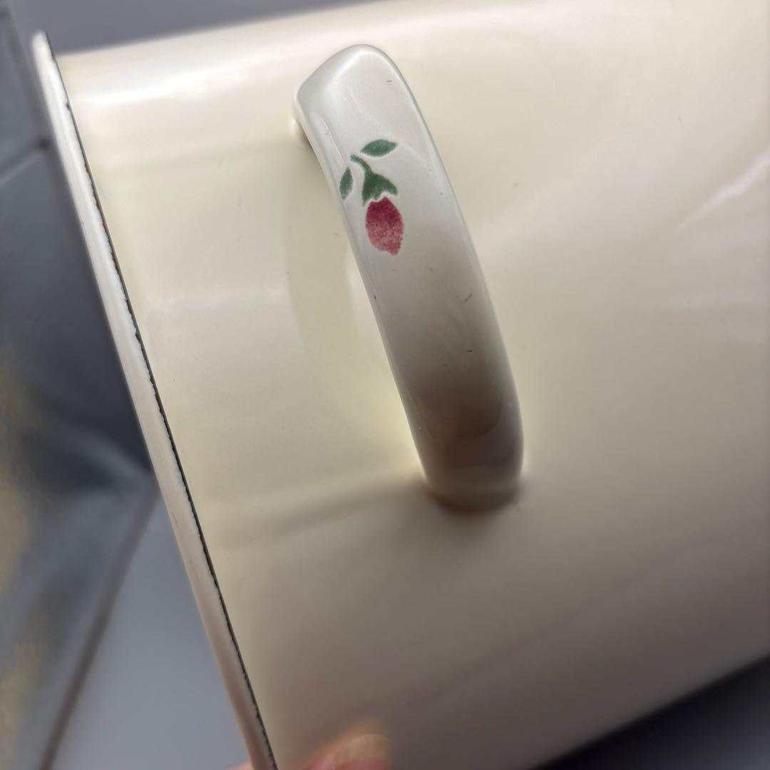 マニーローズ　琺瑯ストッカー　ライス　イマン　薔薇　ローズ　収納缶