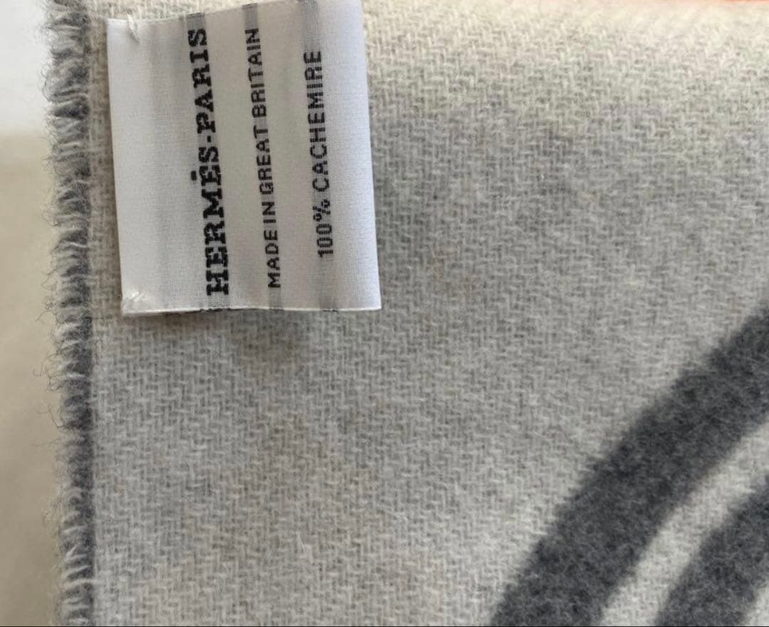 エルメス カシミヤマフラー　カザック・ヴァーグ