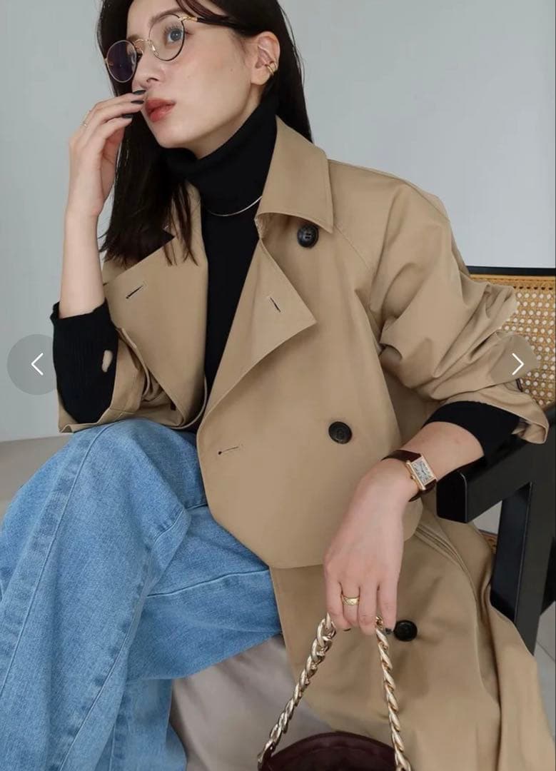 アニュアンス　anuans 3wayトレンチコート