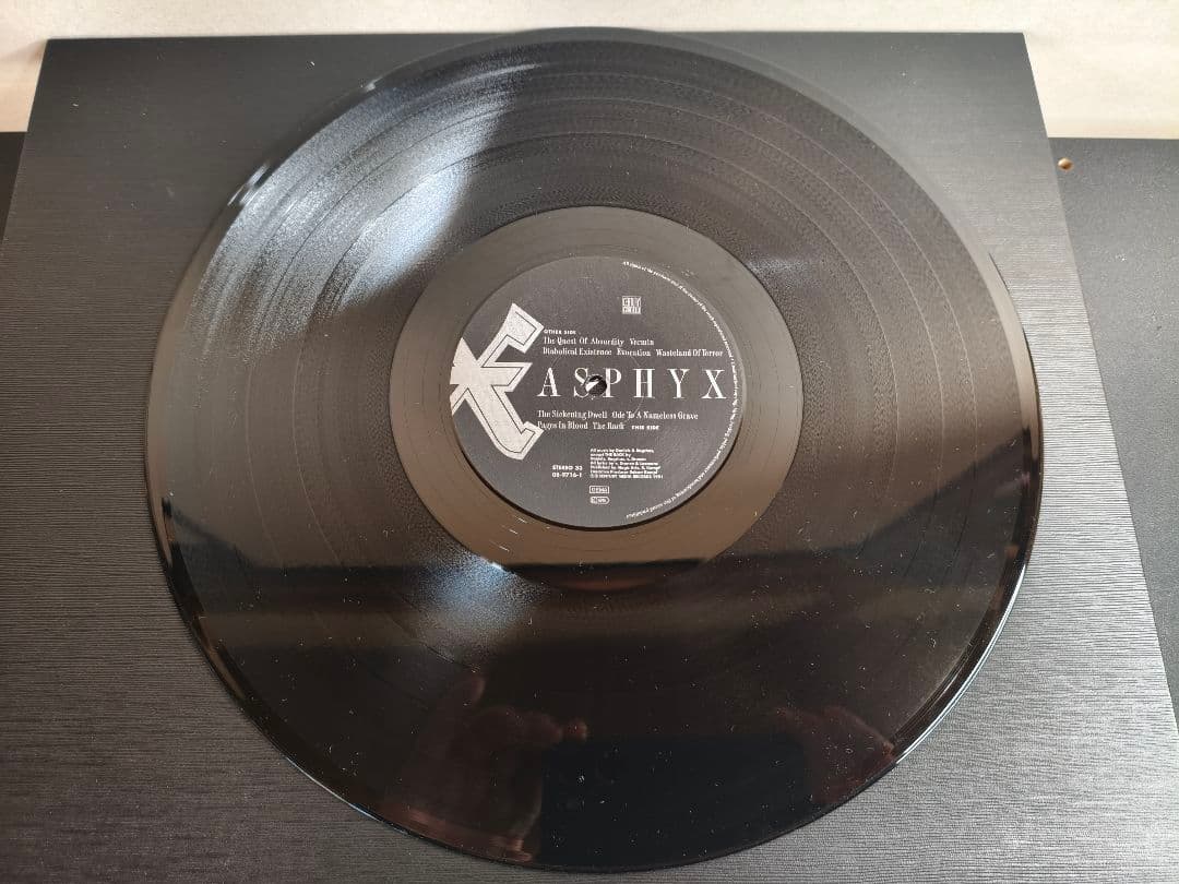 1991年 ドイツ 08-9716-1 Asphyx The Rack LP