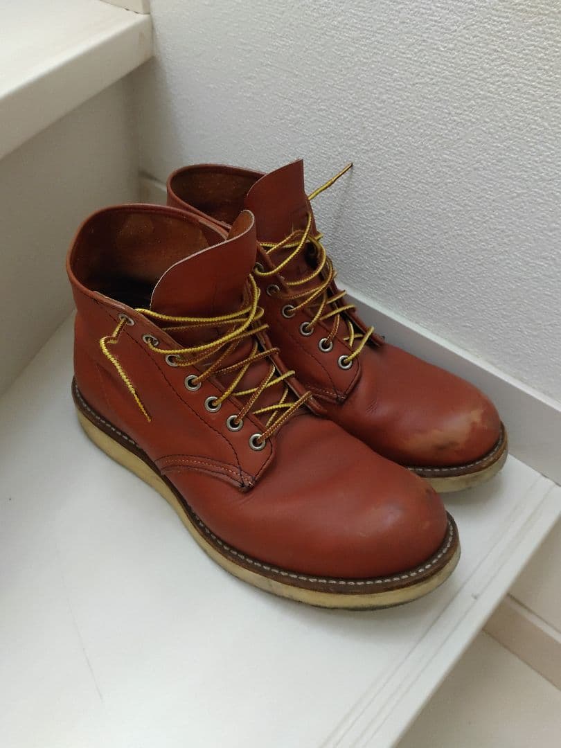 早いもの勝ち、Red Wing プレーントゥー ワークブーツ USA 9 D