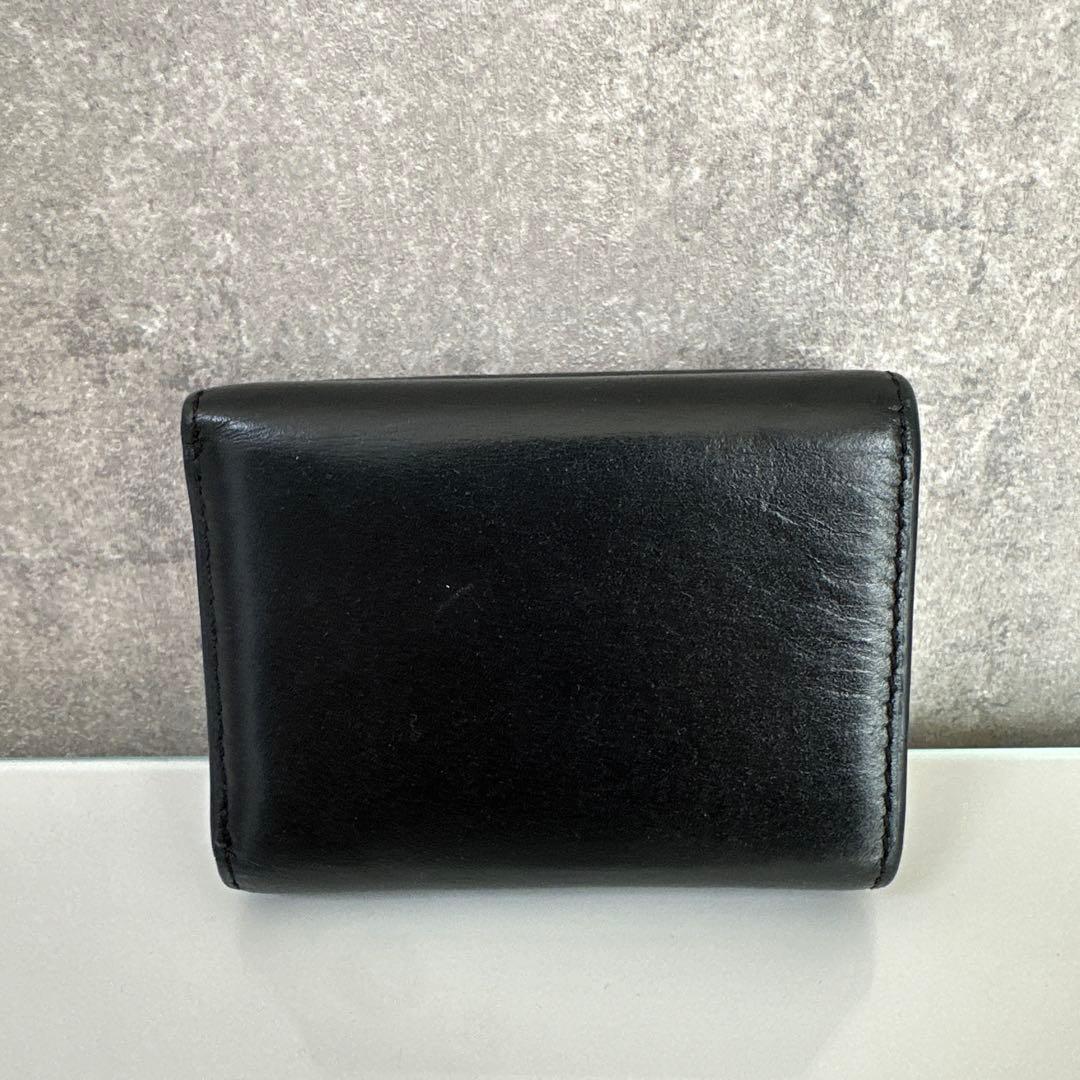 DIESELブラックレザー 三つ折り財布