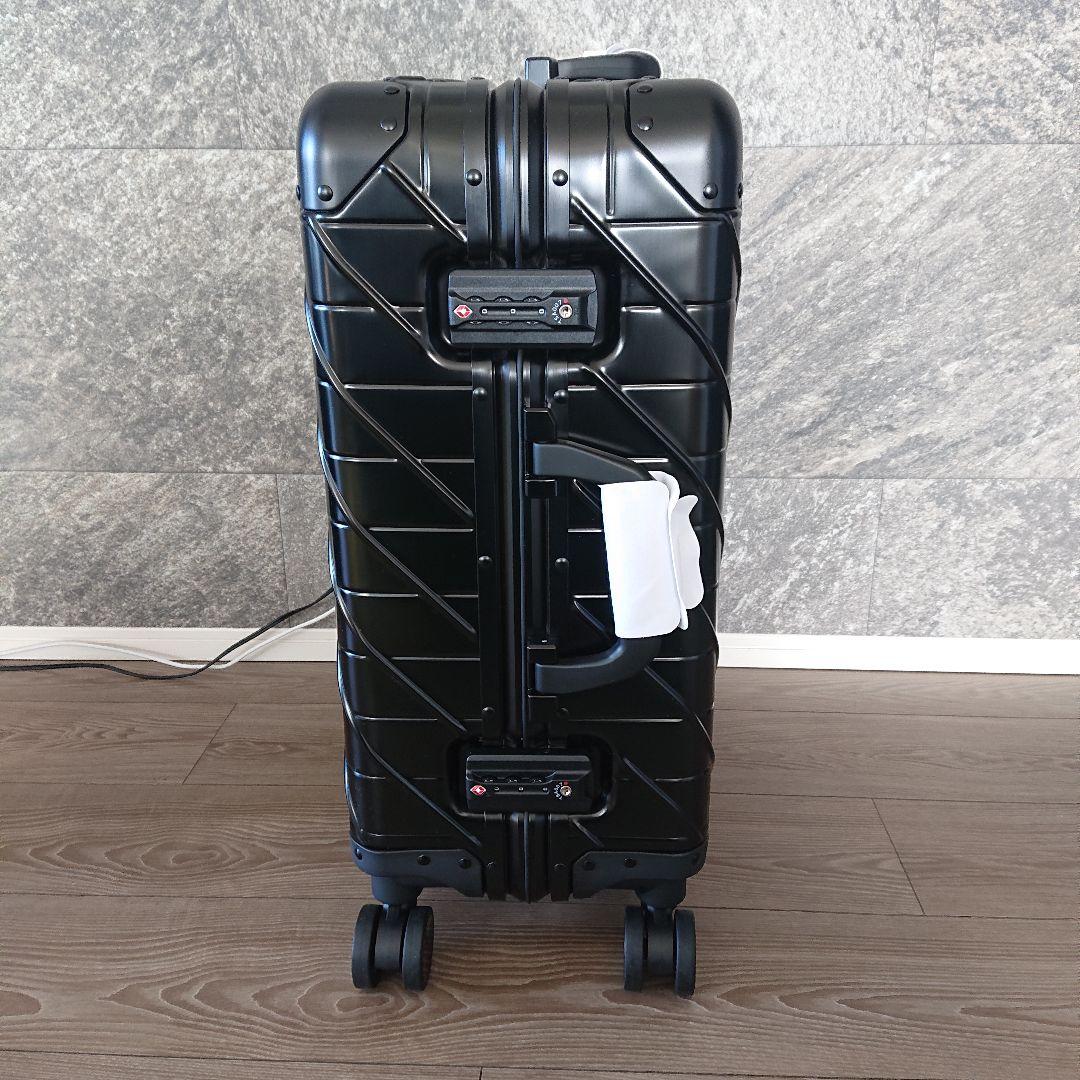 Macadamia プレミアム アルミスーツケース 【機内持ち込み】 ブラック
