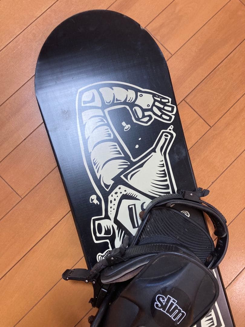 ロシニョール 132 スノーボード バインディング付きキッズ 子供 フランス製