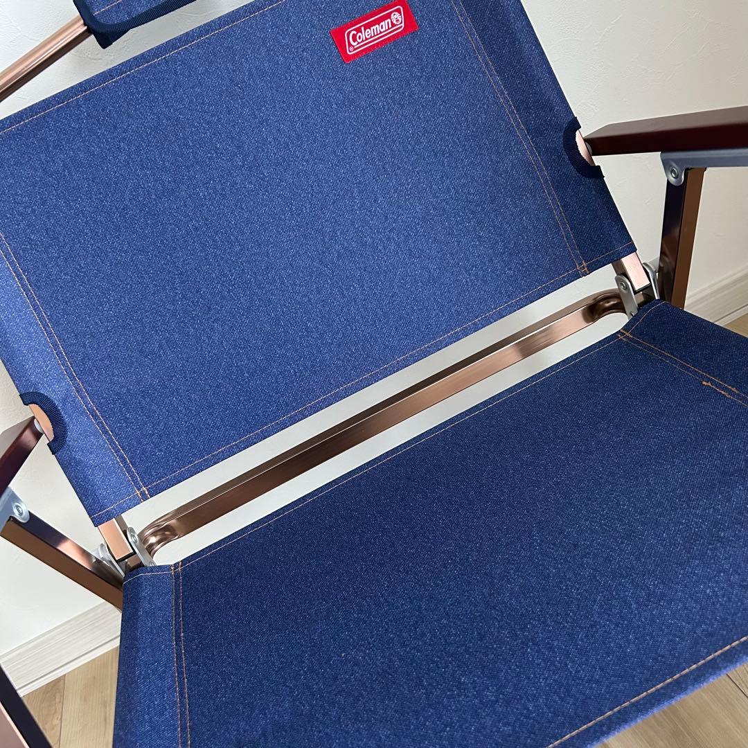 【新品】【廃盤】Coleman フォールディングチェア デニム 2脚 セット