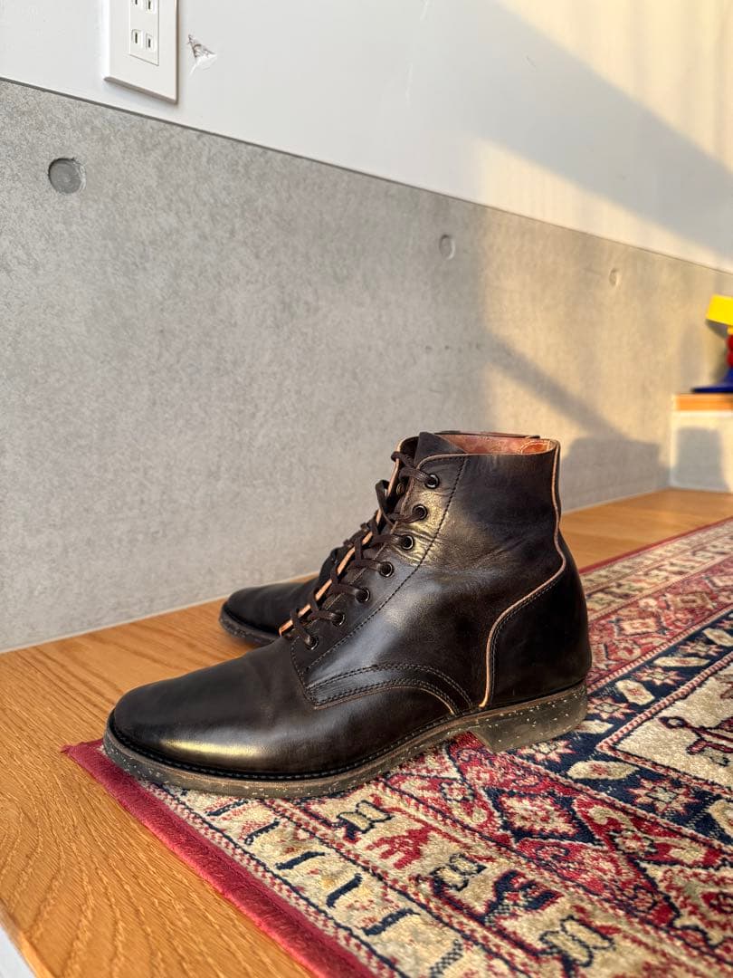 カスタムブーツ CLINCH Yeager boots同楦 マヤレザー 茶芯