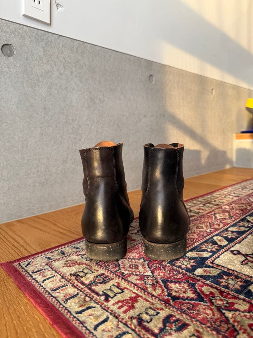 カスタムブーツ CLINCH Yeager boots同楦 マヤレザー 茶芯