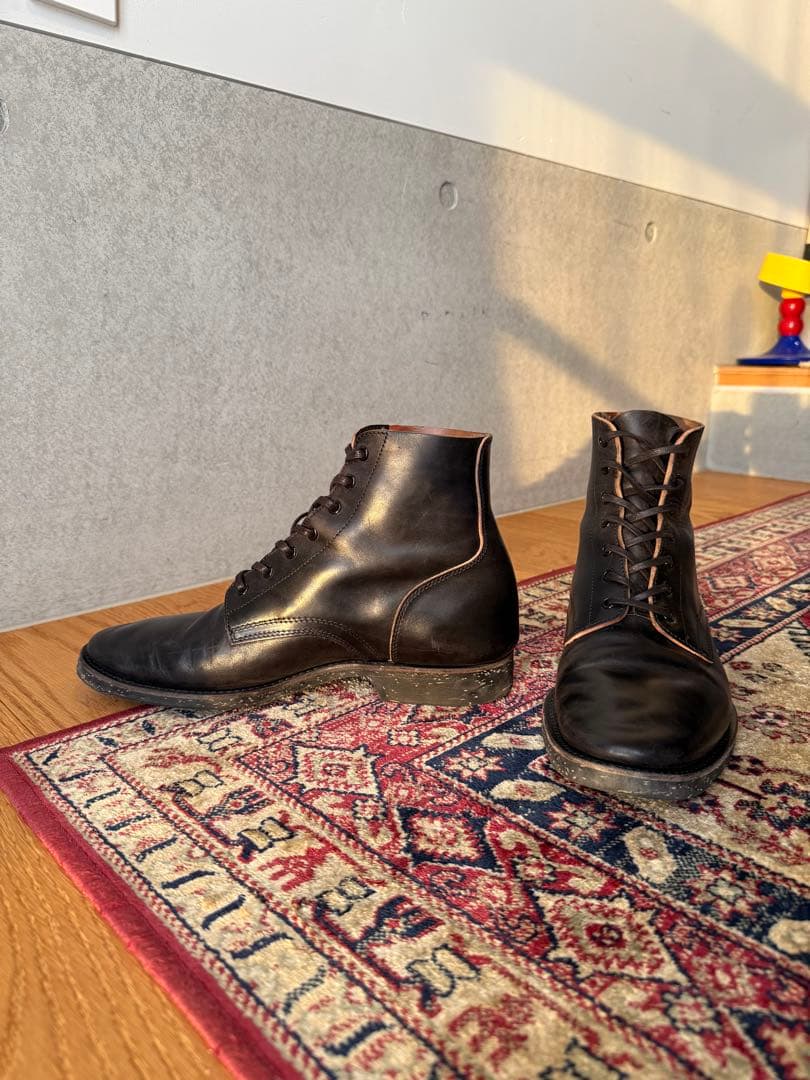 カスタムブーツ CLINCH Yeager boots同楦 マヤレザー 茶芯