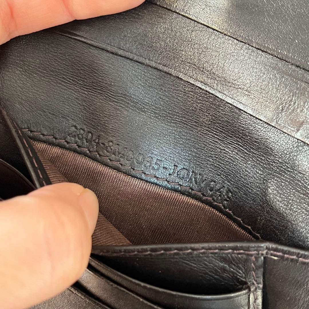 美品 FENDI フェンディ ズッカ柄×レザー 二つ折り財布 ミニ財布