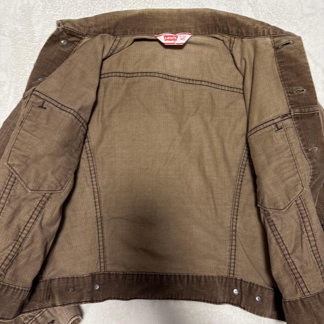 リーバイス　70s アメリカ製　コーデュロイジャケット　ブラウン