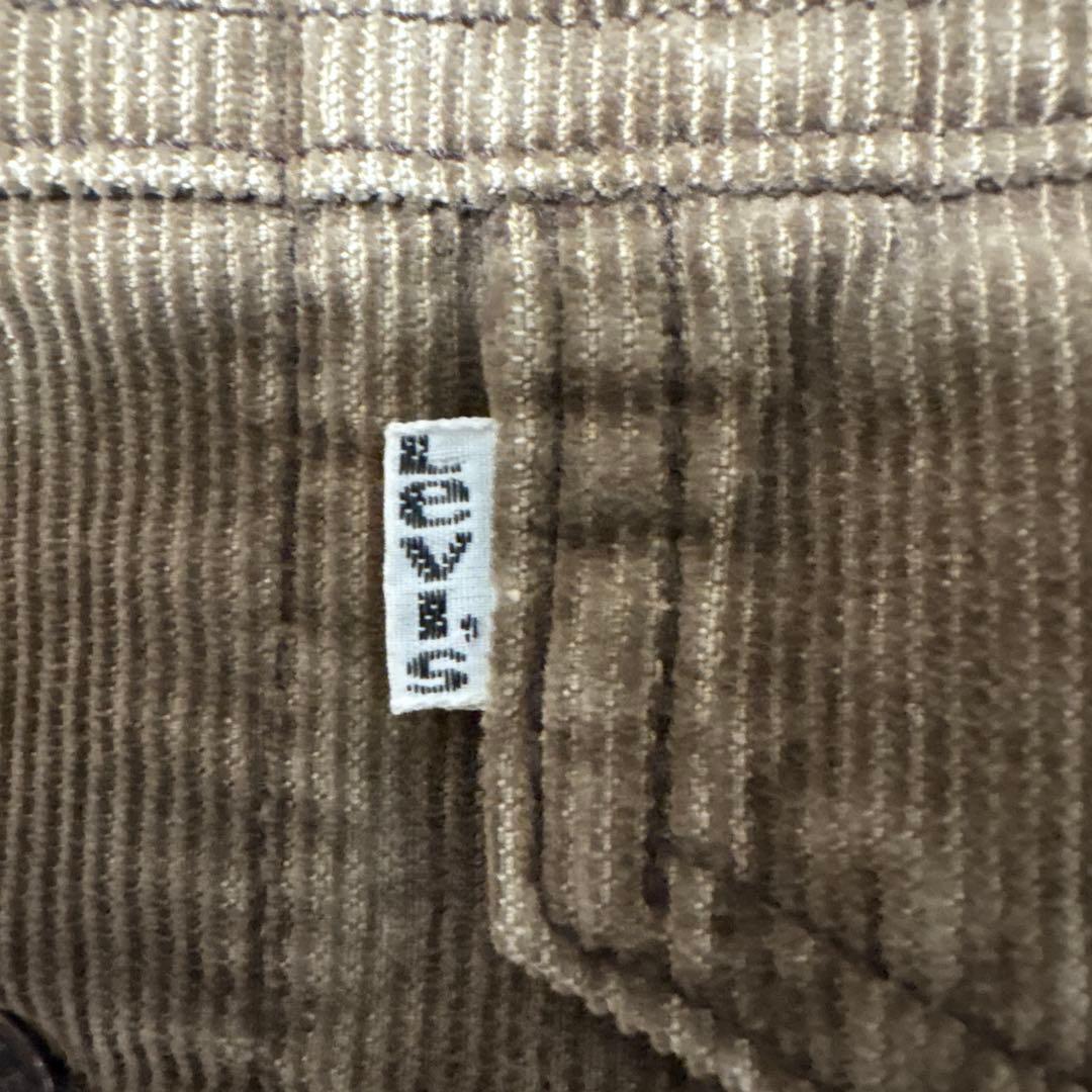 リーバイス　70s アメリカ製　コーデュロイジャケット　ブラウン