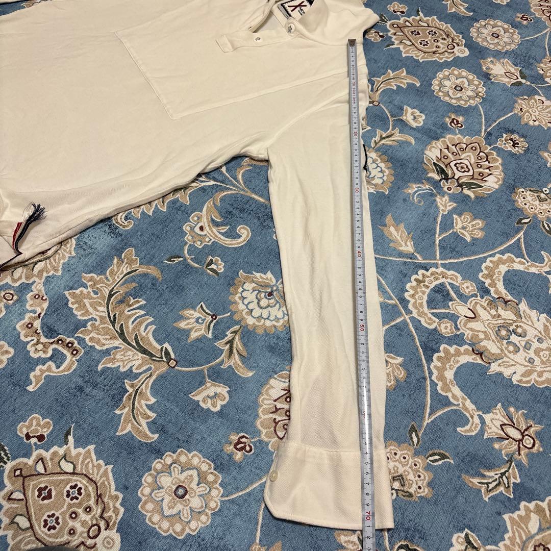 MONCLER長袖ポロシャツ トリコロールディテール