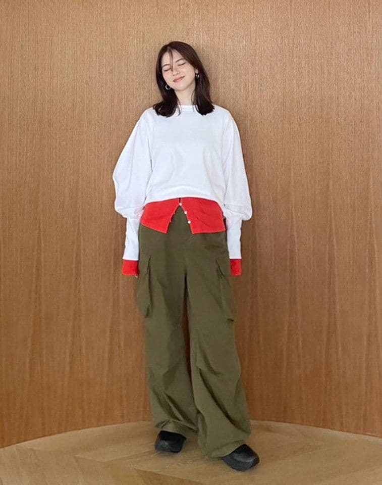 【値下げ】SeaRoomlynn カーゴツイルボリューム パンツ