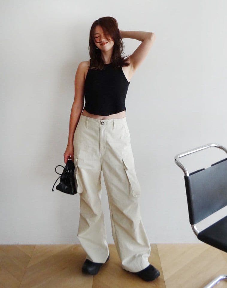 【値下げ】SeaRoomlynn カーゴツイルボリューム パンツ