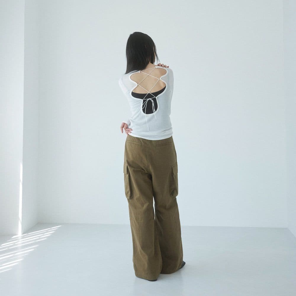 【値下げ】SeaRoomlynn カーゴツイルボリューム パンツ