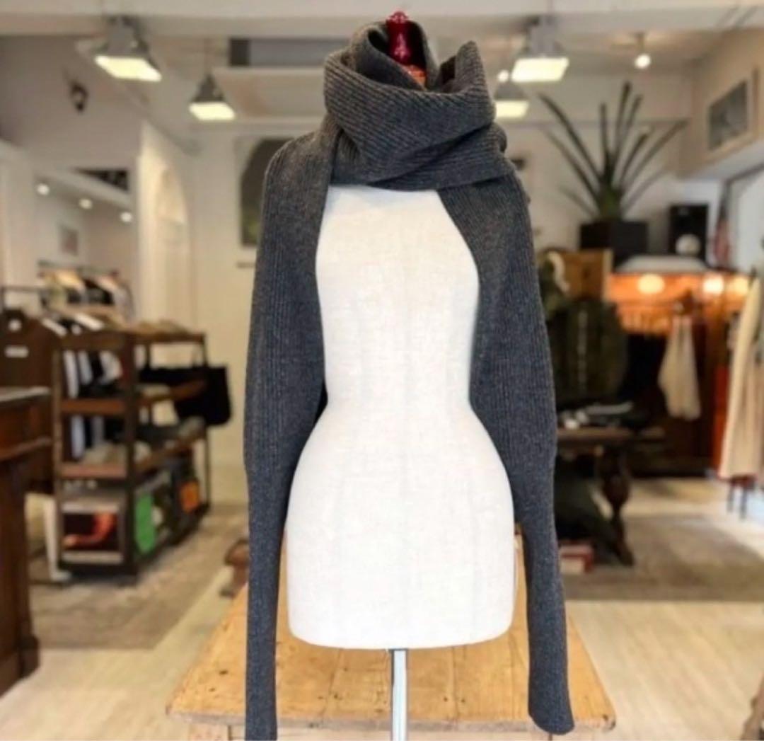 fumika uchida フミカウチダ フードニットマフラー グローブストール