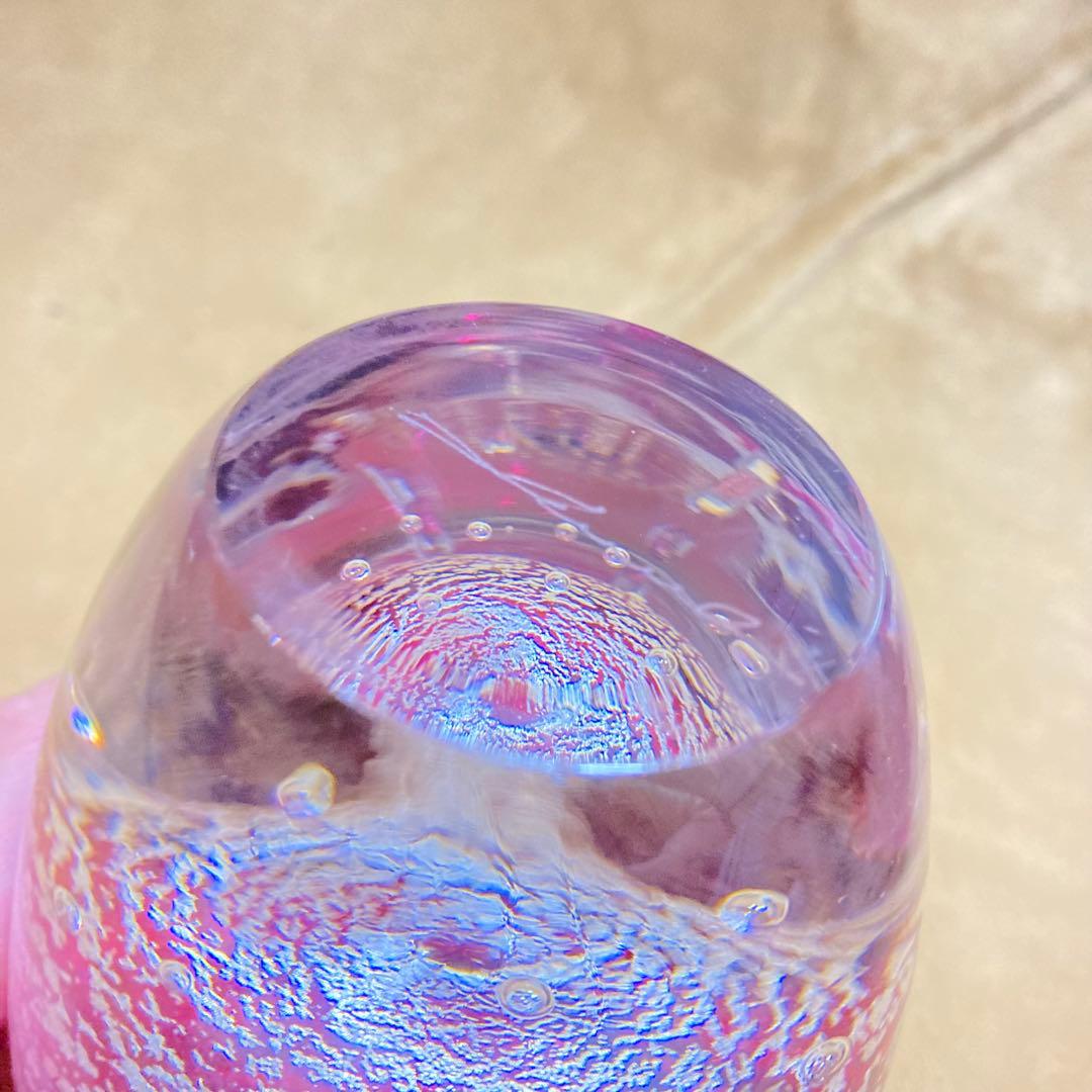 超希少品　サイン有り 現代の名工 黒木国昭 銀彩泡入花器 一輪挿し