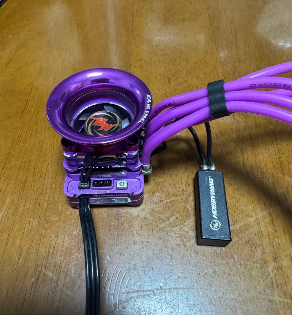 XERUN XD10 PRO ESC パープル　キャパシタ付き