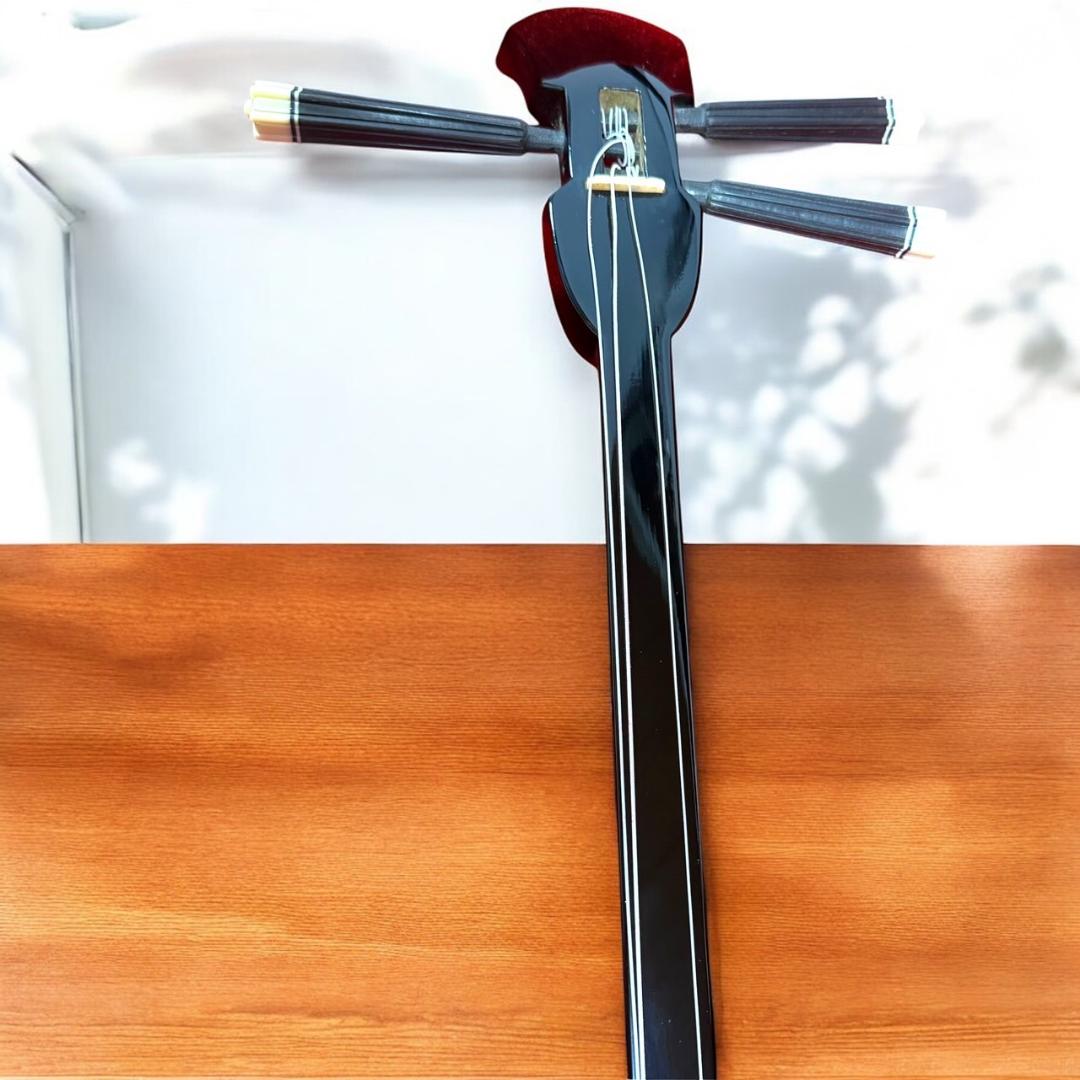 ☆美品 沖縄 琉球 三線 本蛇革 本革 蛇革 本皮 蛇皮 爪 ケース付 伝統楽器