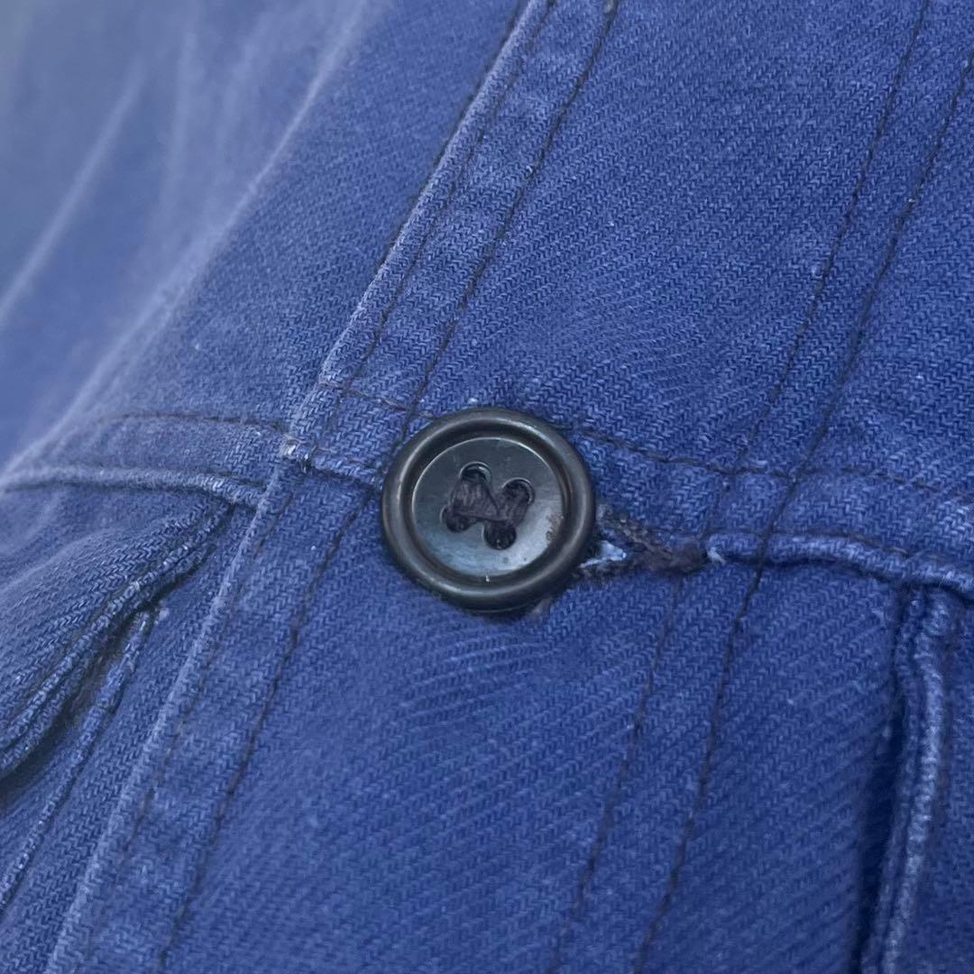 50s フレンチ ワークジャケット 短丈 サイクリスト ユーロ ヴィンテージ