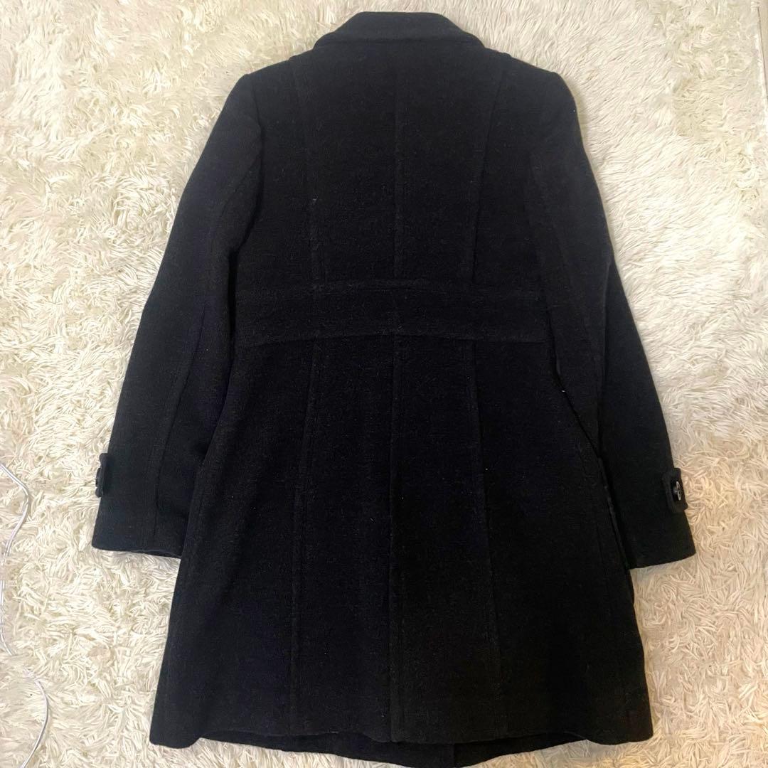 【値下げ交渉可】バーバリーロンドンブルーレーベル　コート　モヘヤ混　ノバチェック