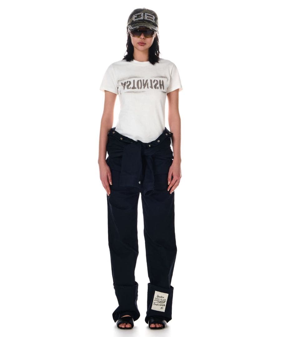 サロペット・オーバーオール・オールインワン FOLDED HEM DETAIL JUMP SUITS BEEDEN