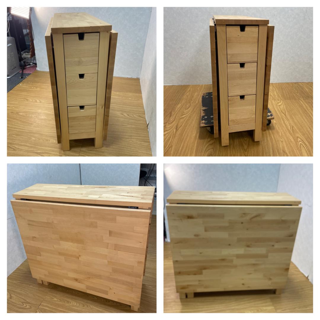 K☆1094 IKEA ノールデンゲートレックテーブル バタフライ