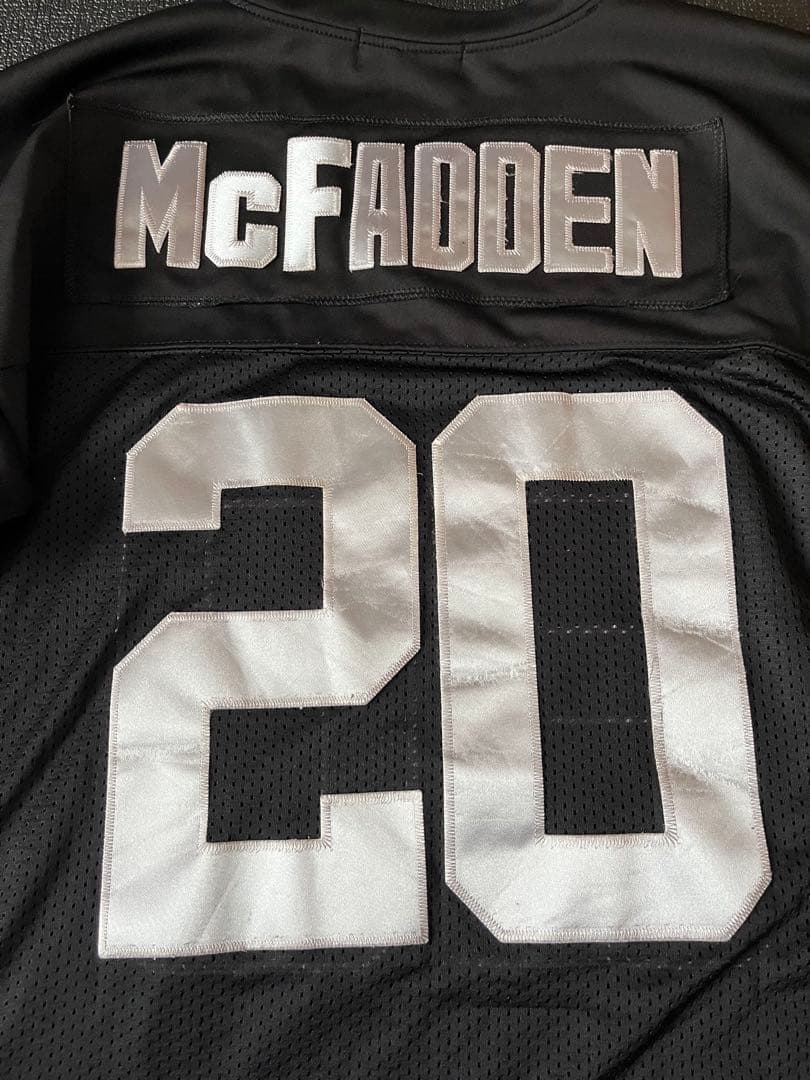 NFL RAIDERSレイダース 20番McFADDEN ゲームシャツ サイズM
