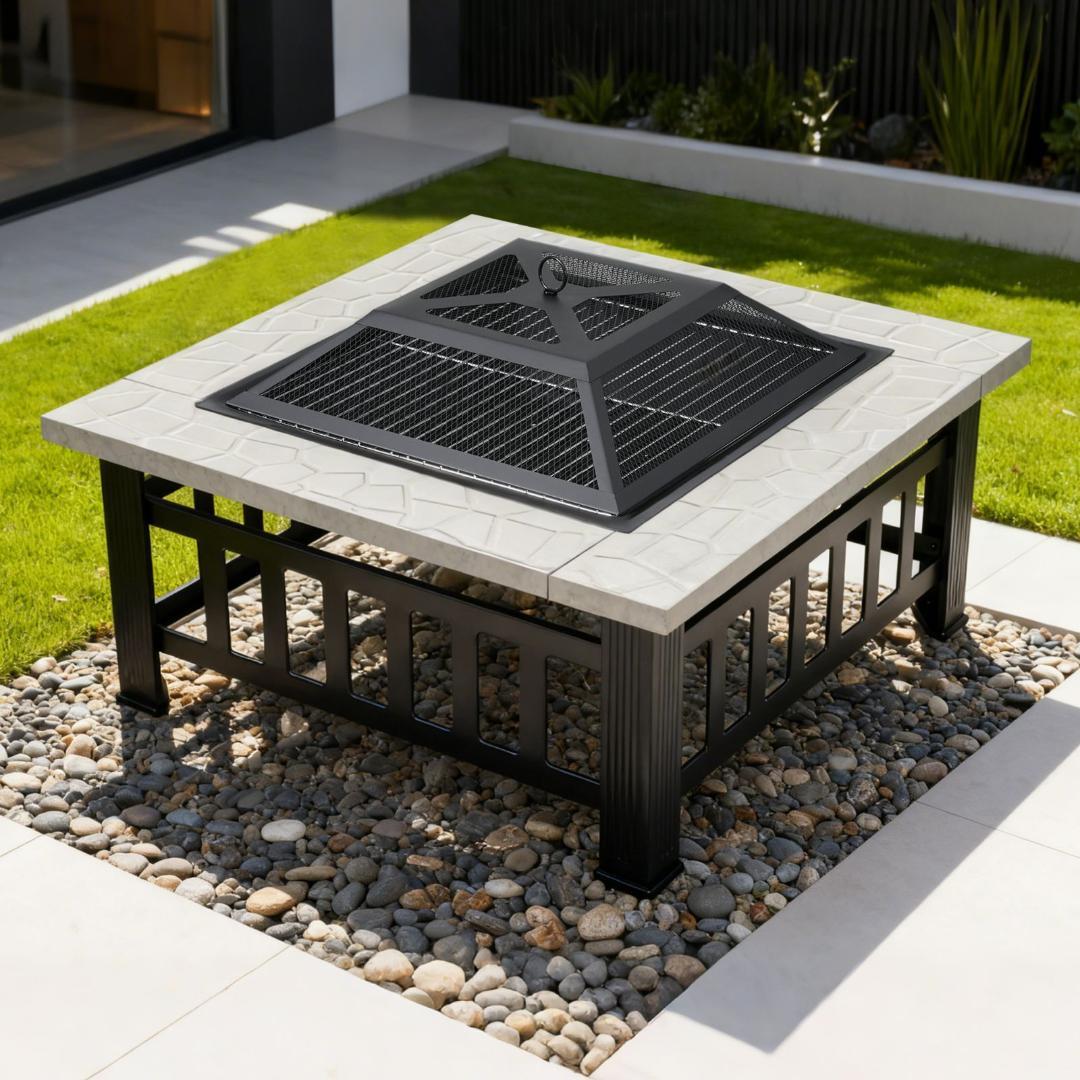 焚き火台 ファイヤーピット BBQコンロ 大型 バーベキューコンロ キャンプ