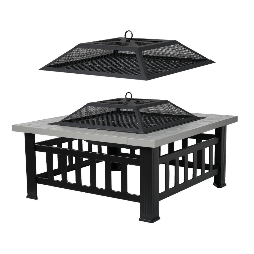 焚き火台 ファイヤーピット BBQコンロ 大型 バーベキューコンロ キャンプ