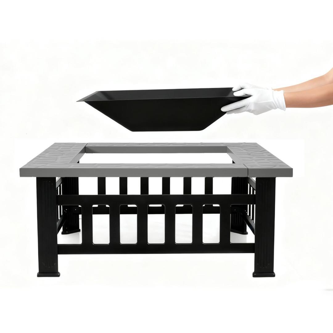 焚き火台 ファイヤーピット BBQコンロ 大型 バーベキューコンロ キャンプ