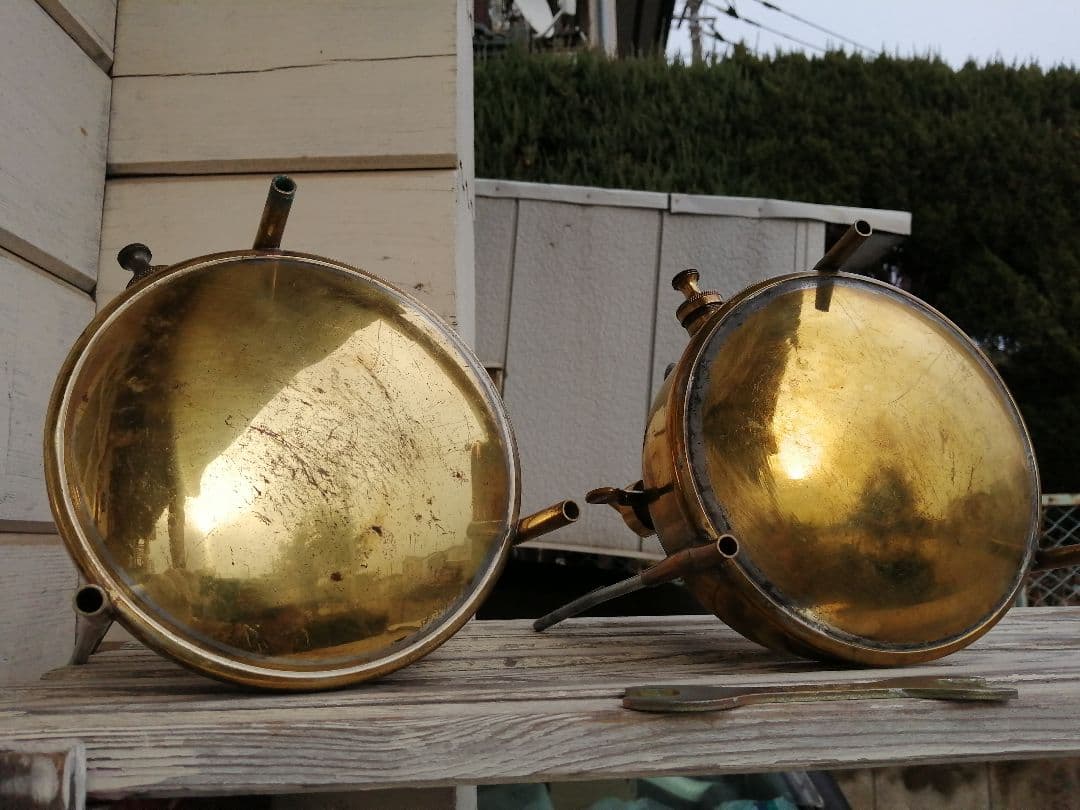 真鍮製シングルバーナー　マナスルとエバーニュー　1.5台セット