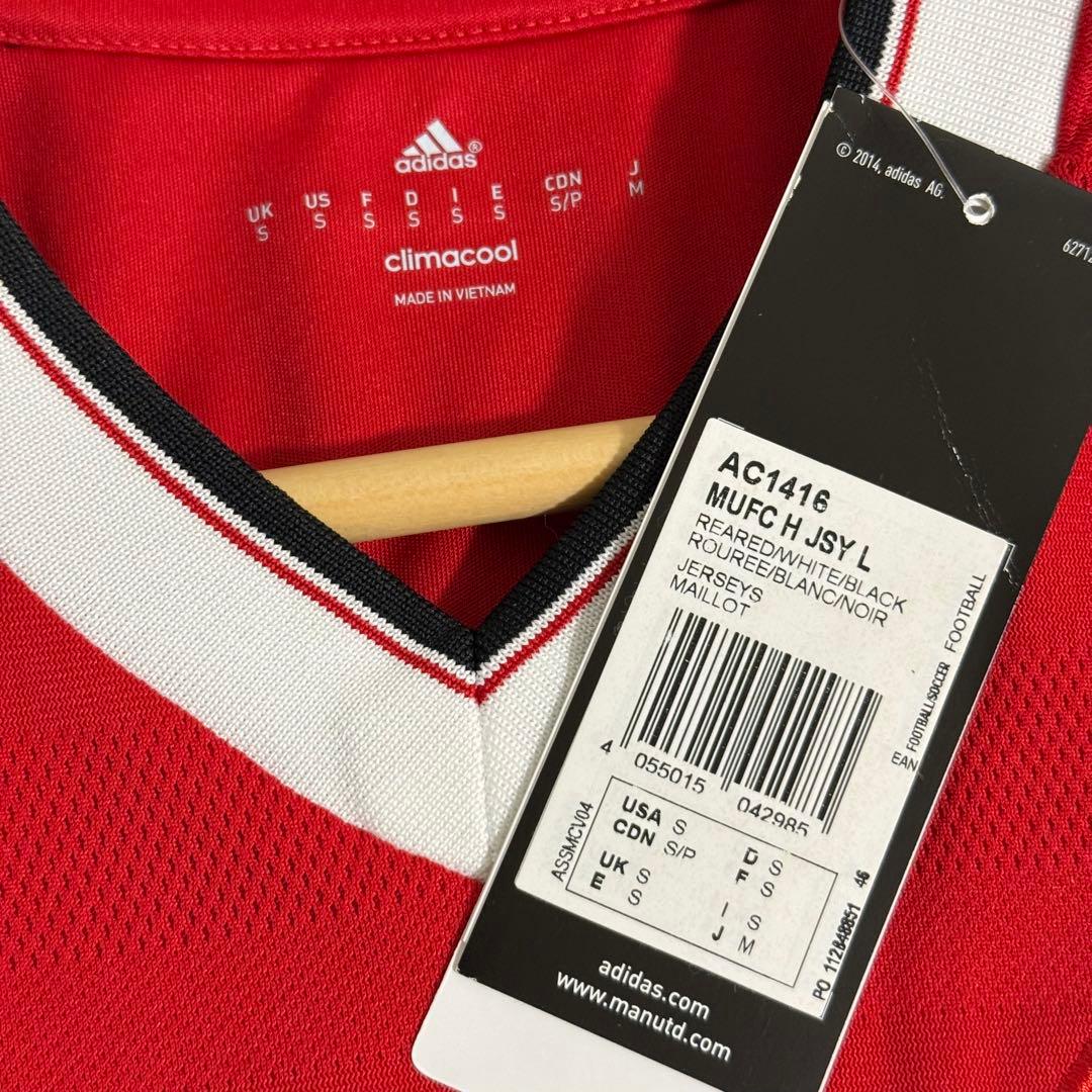 新品 マンチェスター・ユナイテッド 15/16 ホーム 長袖 ユニフォーム M