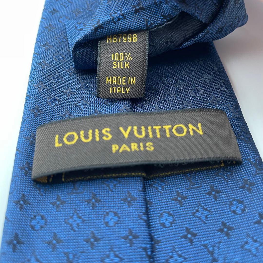✨未使用級✨LOUIS VUITTON ネクタイ モノグラム LVロゴ 冠婚葬祭