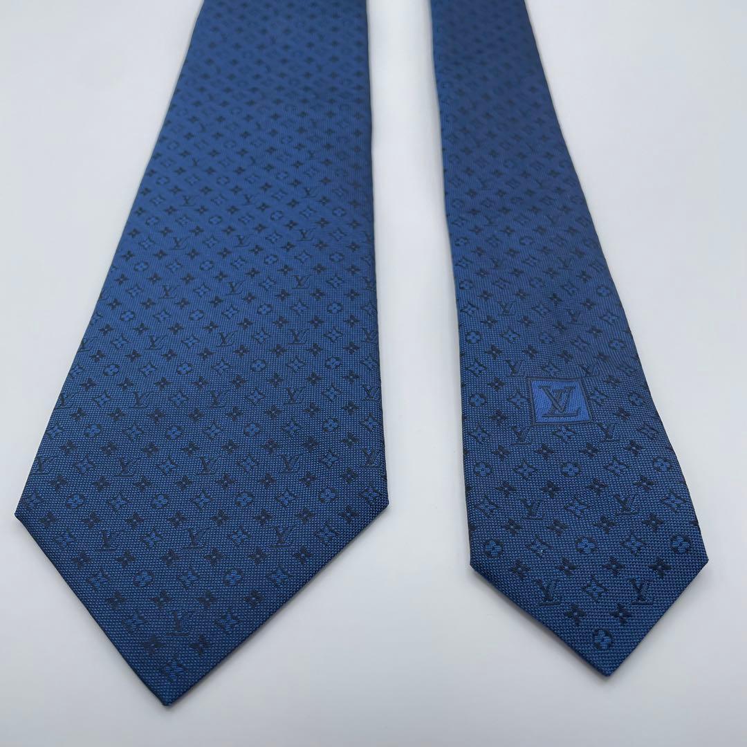 ✨未使用級✨LOUIS VUITTON ネクタイ モノグラム LVロゴ 冠婚葬祭