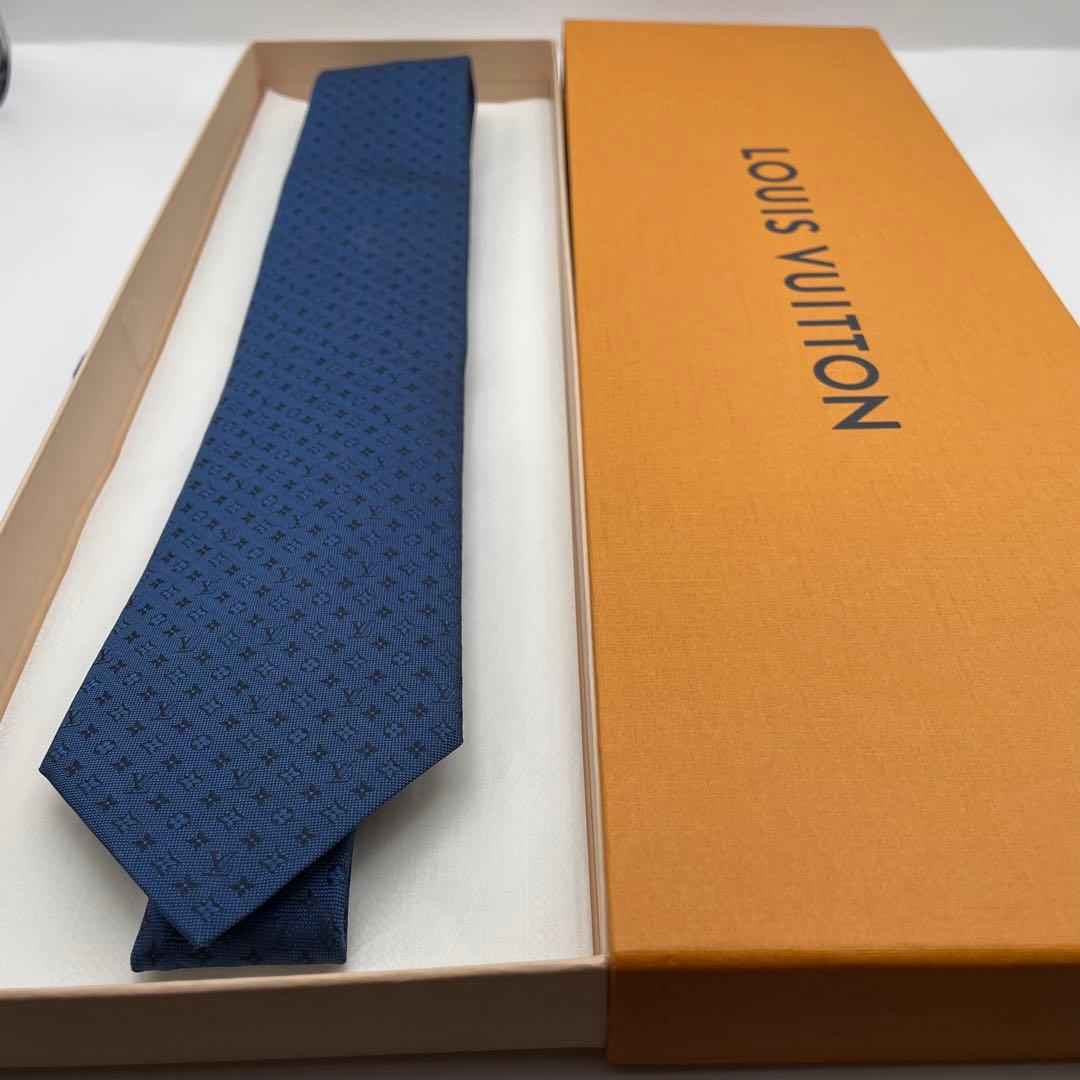 ✨未使用級✨LOUIS VUITTON ネクタイ モノグラム LVロゴ 冠婚葬祭