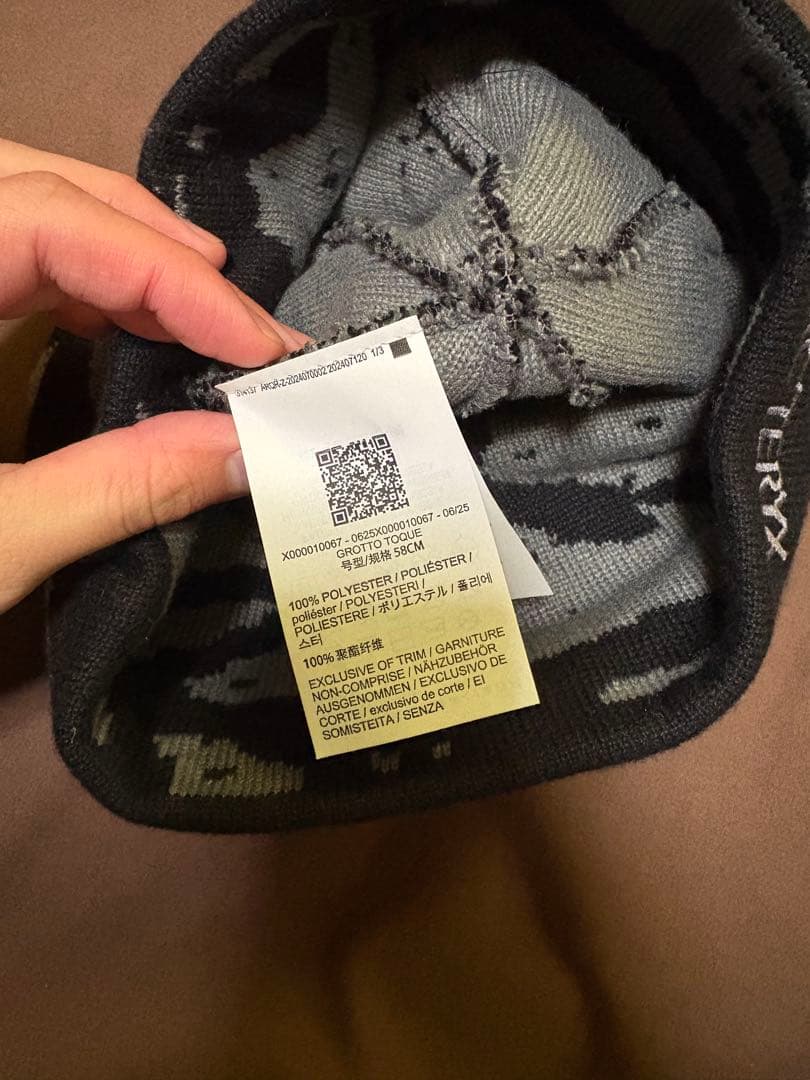 ARC'TERYX ビーニー ブラック・グレー