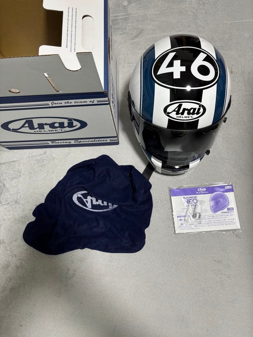 Arai 46works フルフェイスヘルメット　ラパイドネオ　美品