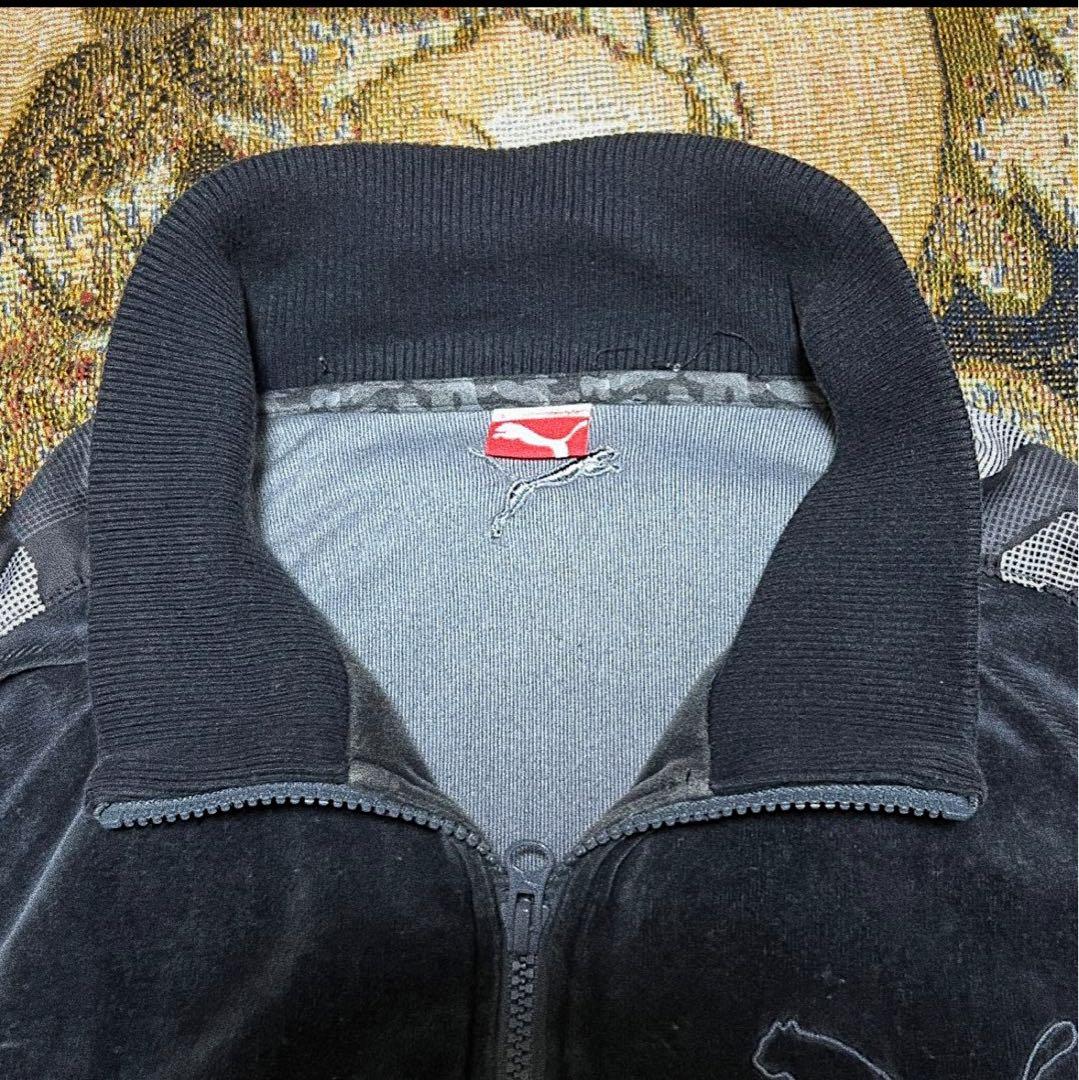 【希少】プーマベロアトラックスーツジャケットパンツ上下セットアップ迷彩カモフラ